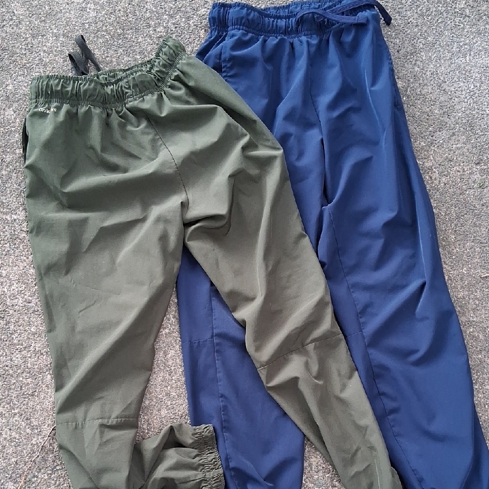 Green and Blue Jogger Pants
